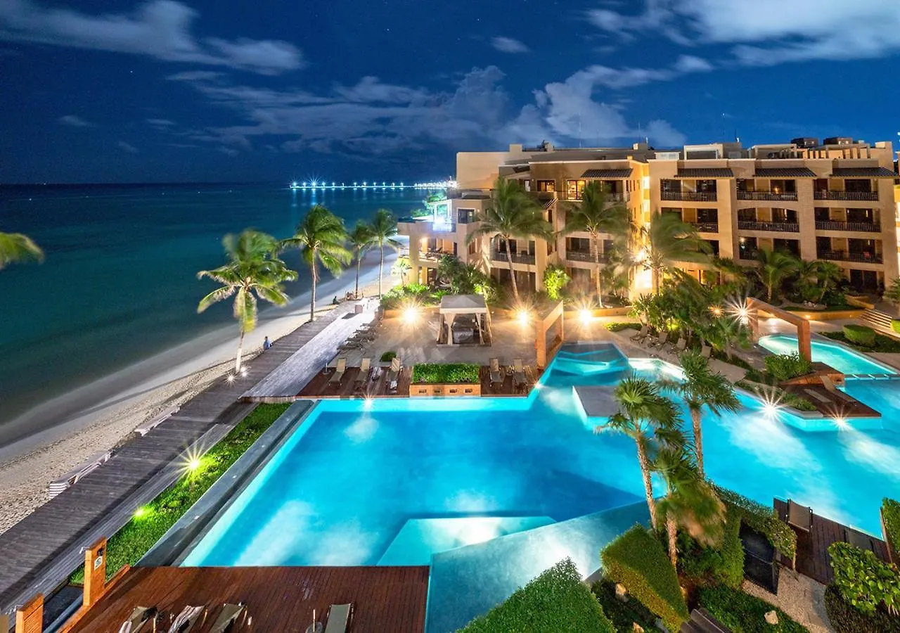 Condo Surf 405 - Luxury Oceanview Beachfront 3 Bedroom With Gym - At El Faro Condos Playa del Carmen Holiday home